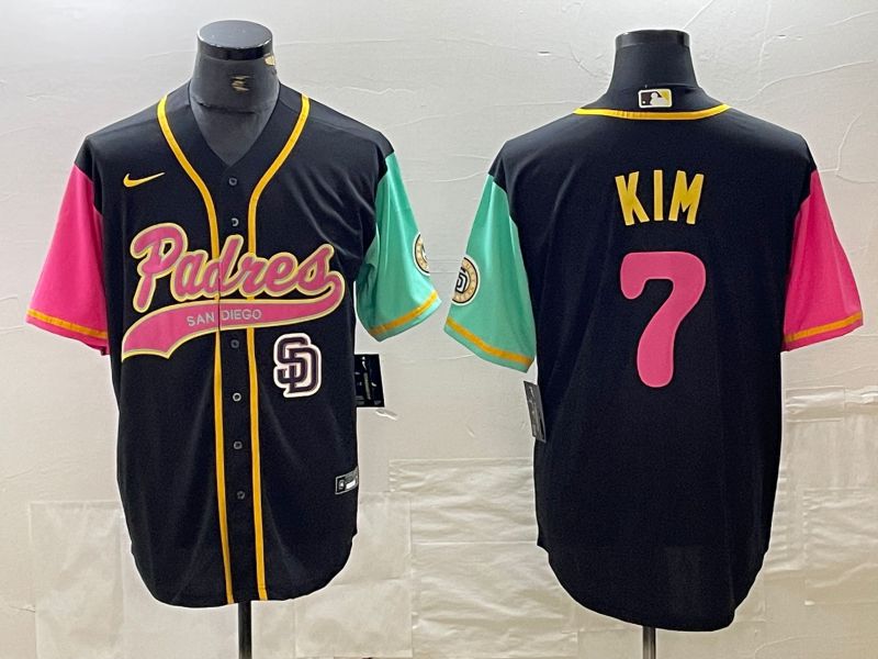 Men San Diego Padres #7 Kim Black City Edition Nike 2024 MLB Jersey->los angeles dodgers->MLB Jersey